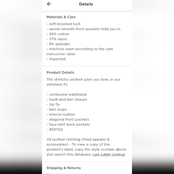 NWT OLD NAVY HIGH WAIST PIXIE SKINNY ANKLE. NAVY 8 - Picture 5 of 10